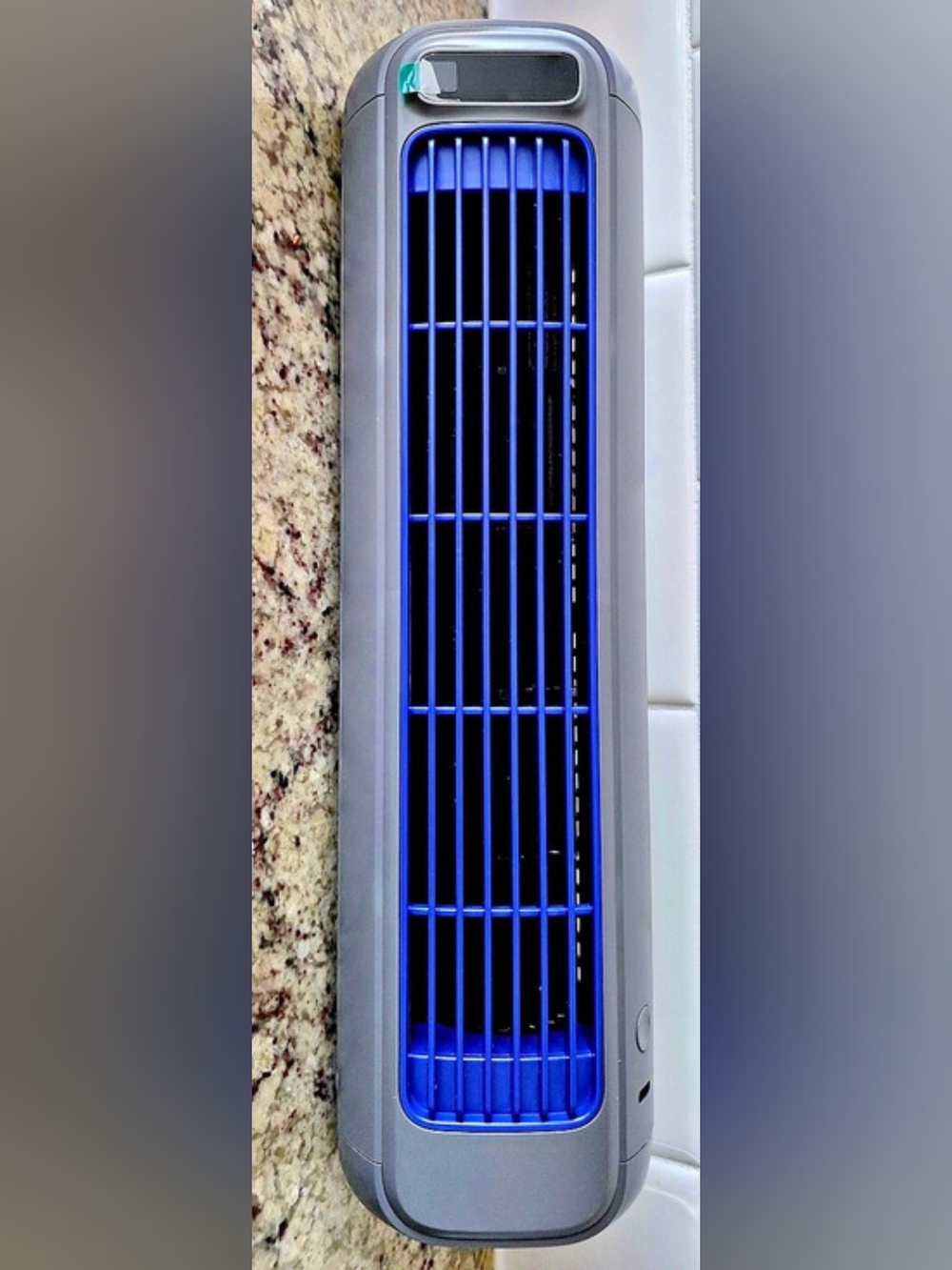 Constant Wind Speed Tower Fan M60 Black & Blue